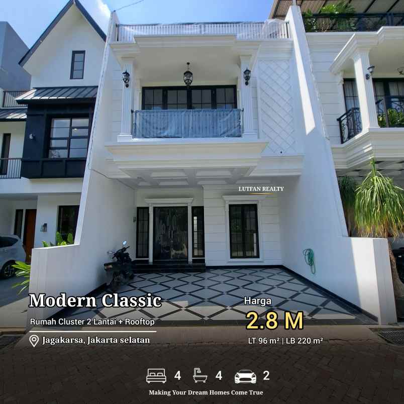 rumah jagakarsa dalam cluster dekat cilandak