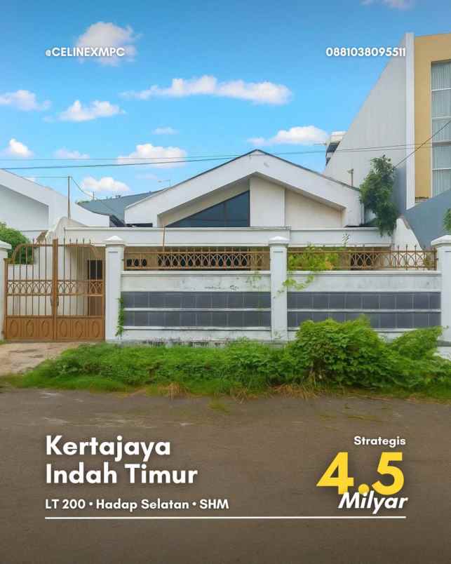 rumah kertajaya indah timur strategis
