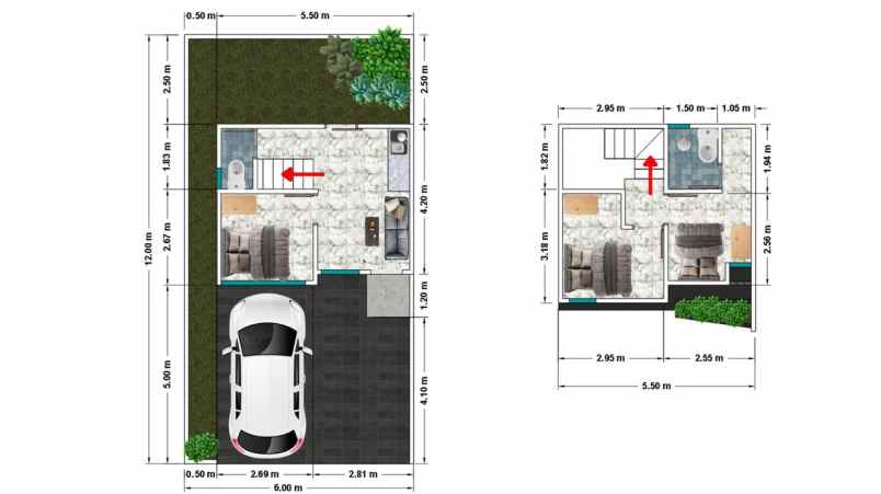 rumah mewah km 9 palembang harga 700 juta type 80