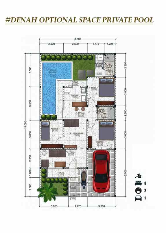 rumah modern minimalis di jakal km 10 dekat ugm