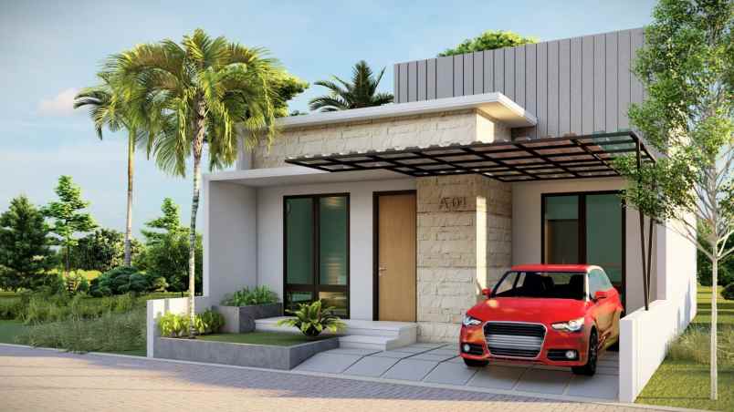 rumah modern minimalis di jakal km 10 dekat ugm