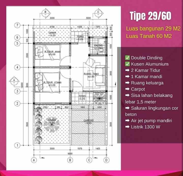 rumah murah siap huni di sawangan parung depok