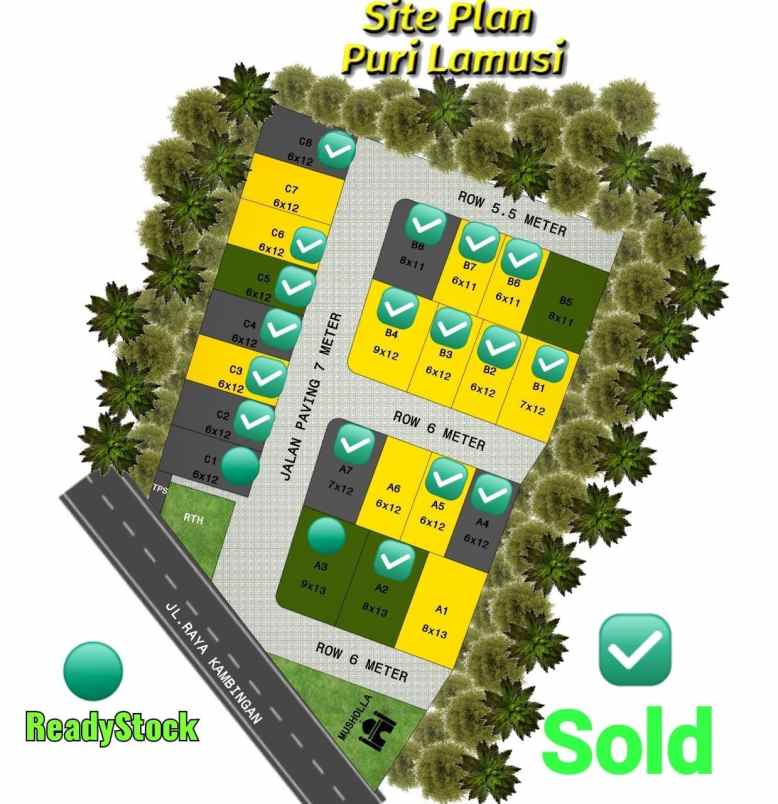 rumah scandinavian ready stock 335 juta di malang