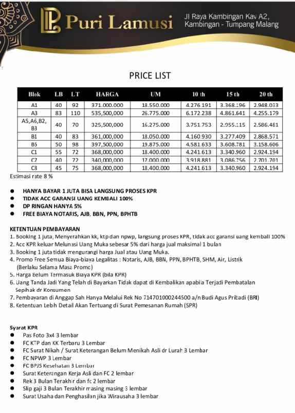 rumah scandinavian ready stock 335 juta di malang