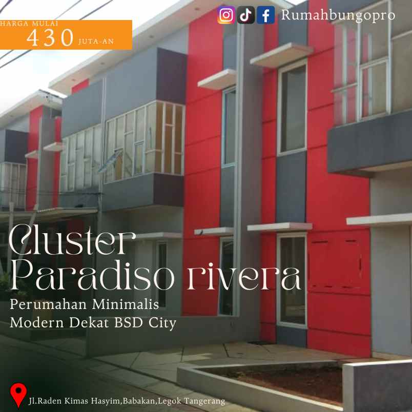 rumah siap huni dekat aoen mall dan kawasan bsd