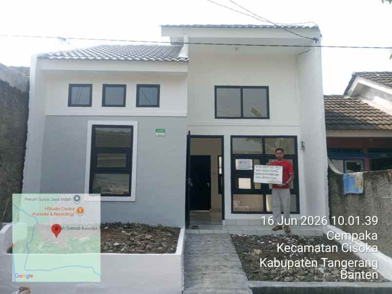 rumah subsidi murah dekat jakarta 1 2 jt flat
