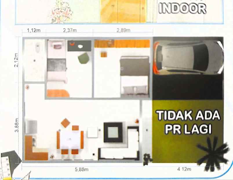 rumah subsidi premium di karawang barat cicilan plat