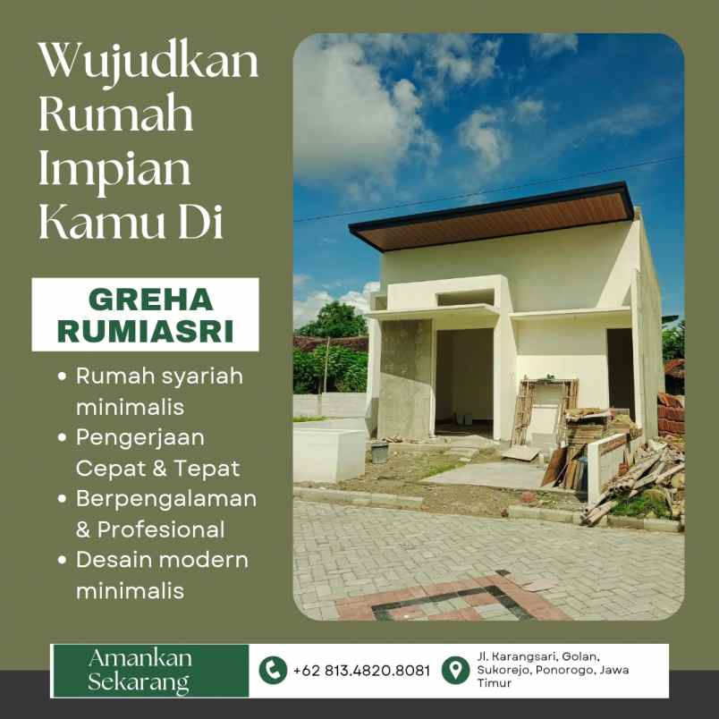 rumah terlaris syariah di kota ponorogo