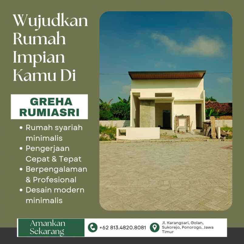 rumah terlaris syariah di kota ponorogo