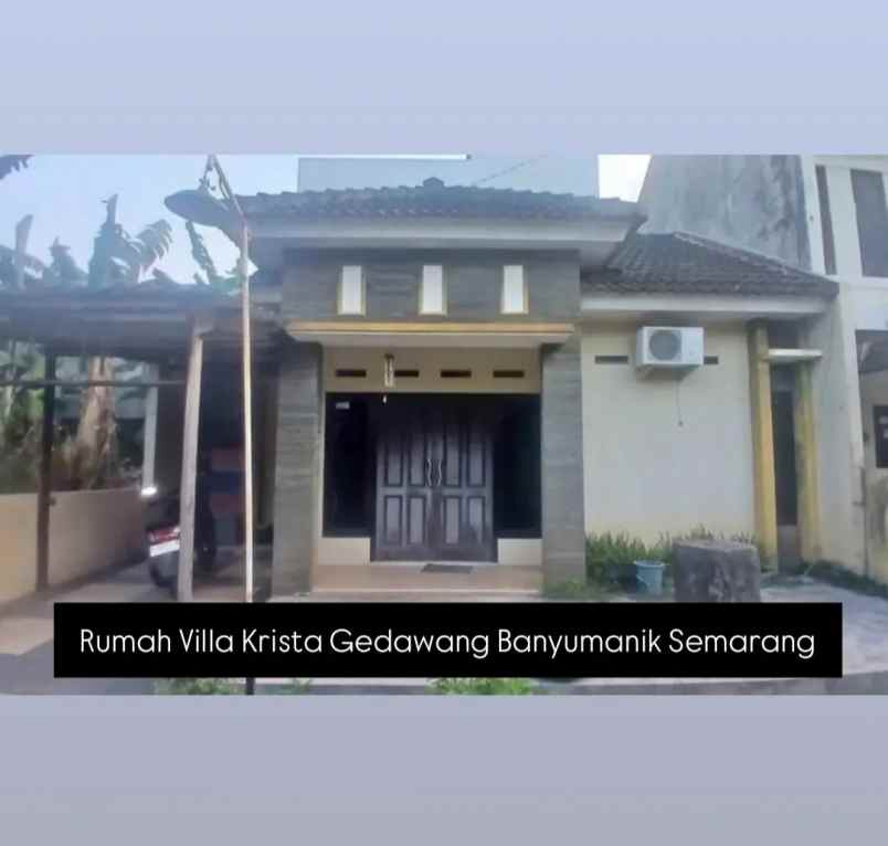 rumah villa krista banyumanik semarang