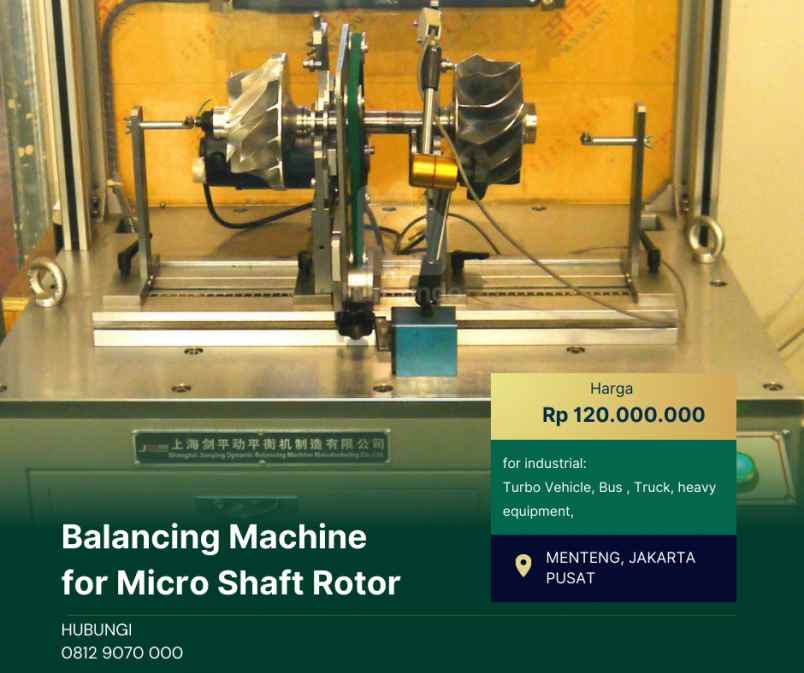 balancing machine for small turbo