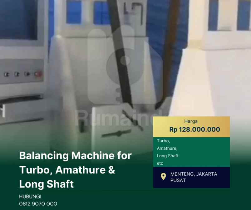balancing machine for turbo amathure long shaft