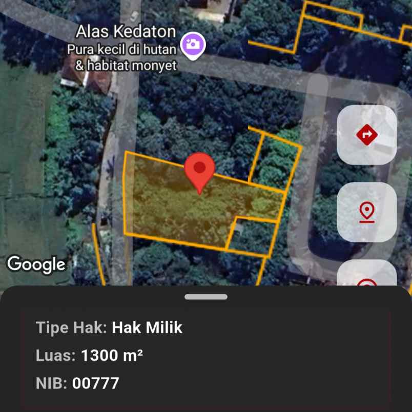 dijual 13 are jl alas kedaton kukuh marga tabanan