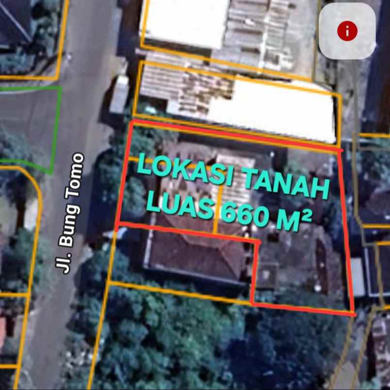 dijual 6 6 are jl utama bung tomo gatsu barat denpasar