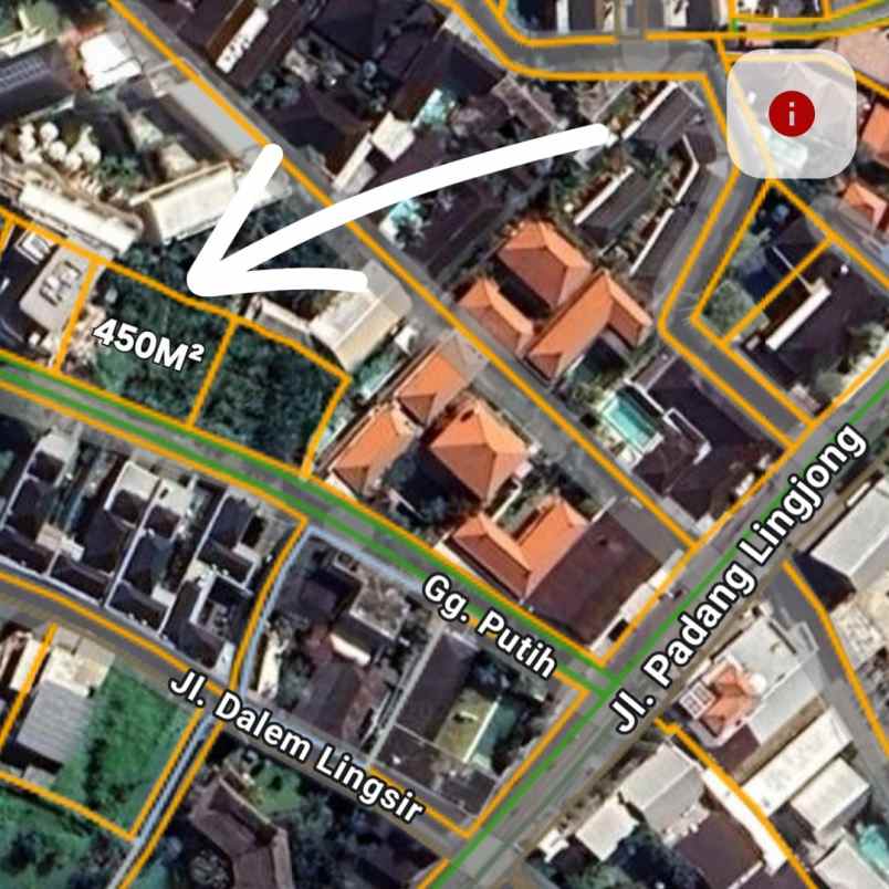 dijual 90m jl kubudayu pesanggaran sesetan denpasar