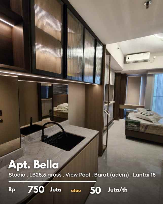 dijual apartemen apartemen bella