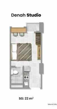 dijual apartemen apartemen podomoro golf view