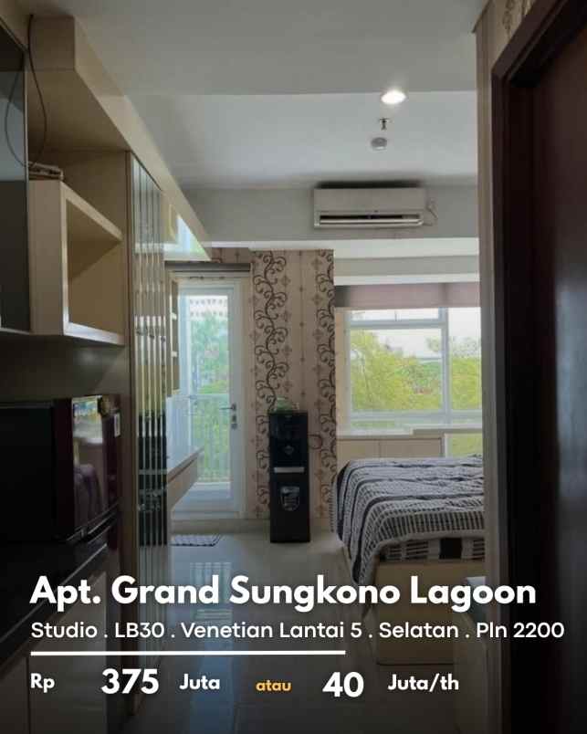 dijual apartemen grand sungkono lagoon