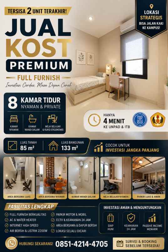 dijual kost jalan cibeusi