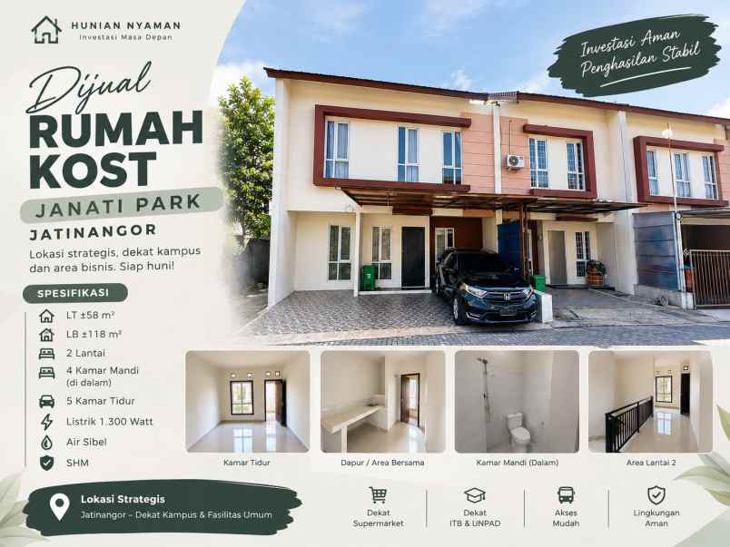 dijual kost jatinangor citi