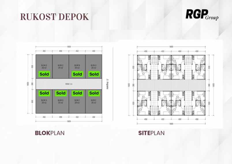 dijual kost pondok cina margonda