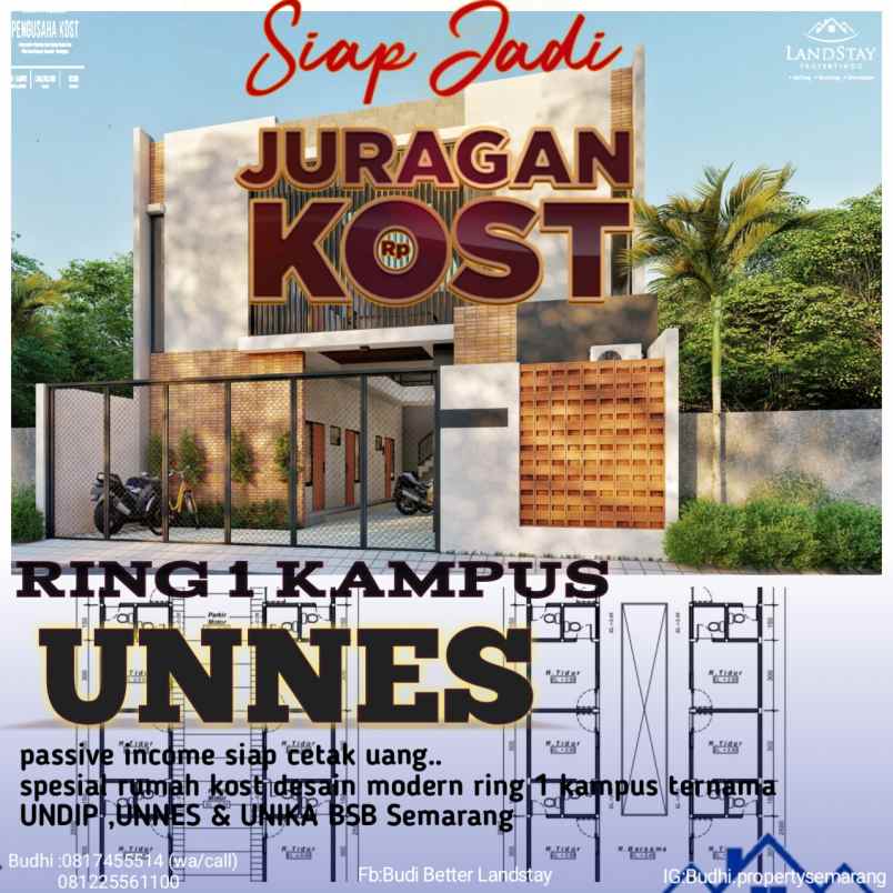 dijual kost sekaran gunungpati semarang