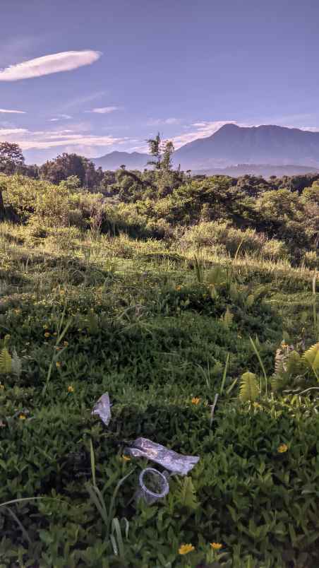 dijual lokasi tanah view gunung