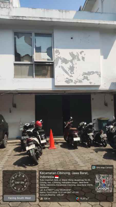 dijual ruko gudang kantor alan raya mayor oking jaya