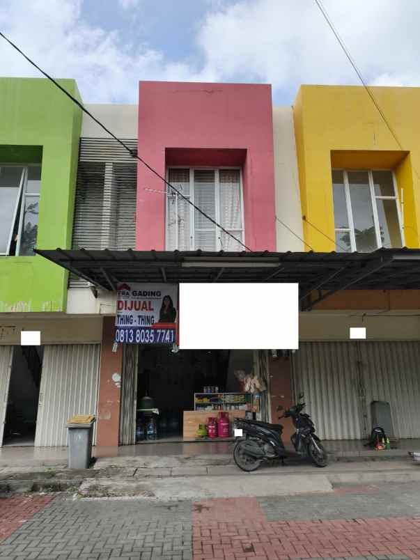 dijual ruko gudang kantor de residence puri harapan