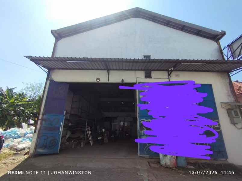 dijual ruko gudang kantor gunung anyar tambak