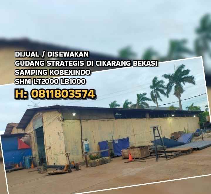 dijual ruko gudang kantor jl lemah abang no 31