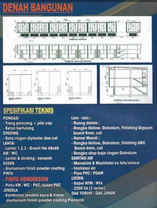 dijual ruko gudang kantor jl surotokunto