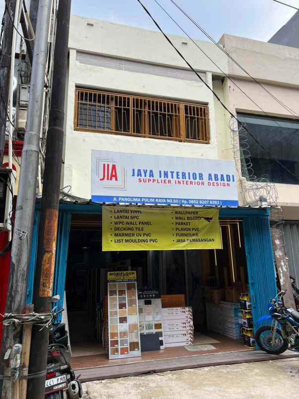 dijual ruko gudang kantor panglima polim