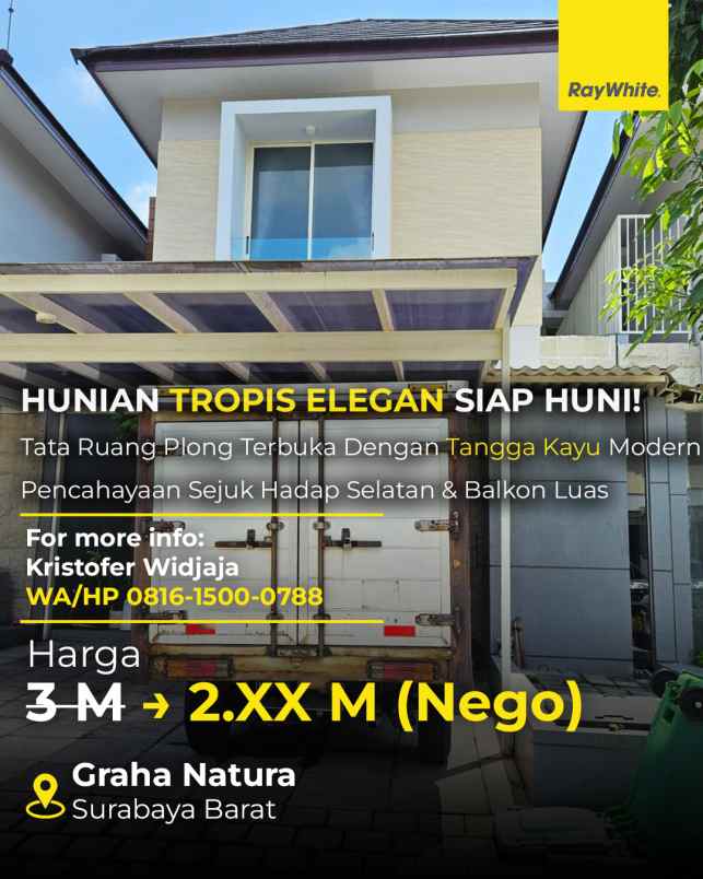 dijual rumah acacia graha natura