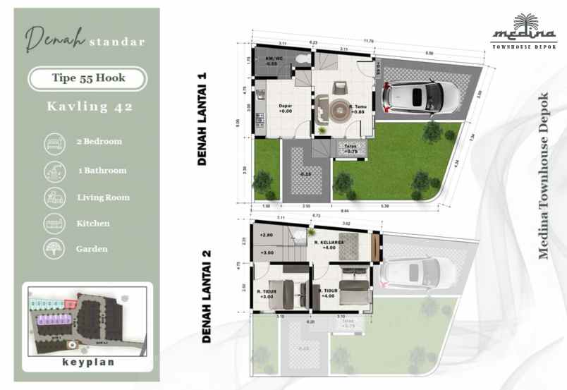 dijual rumah alamat jl kramat asem no