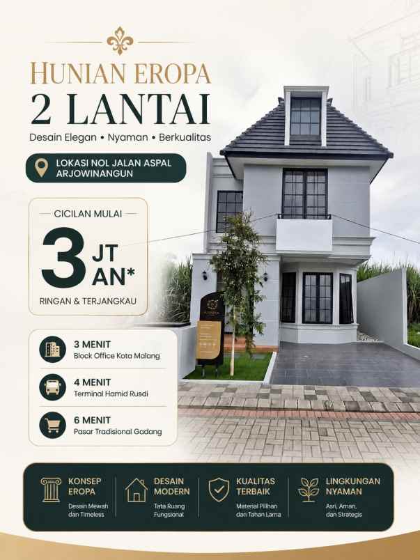 dijual rumah arjowinangun