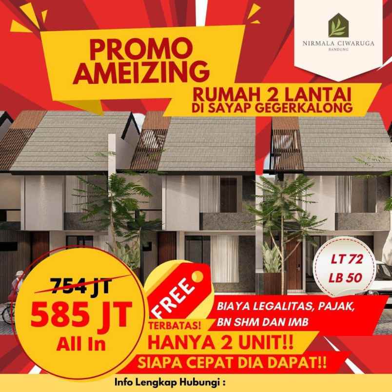 dijual rumah ciwaruga