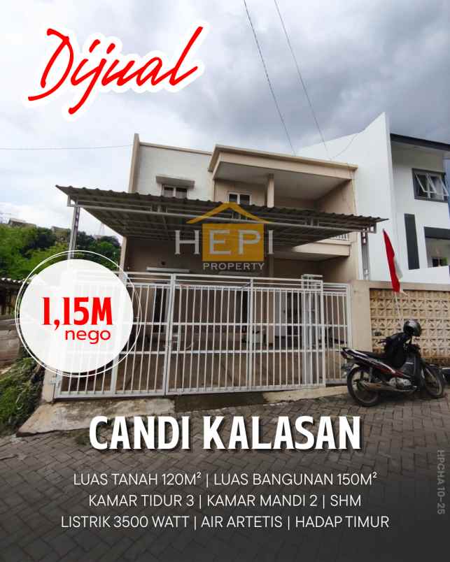 dijual rumah di candi kalasan semarang
