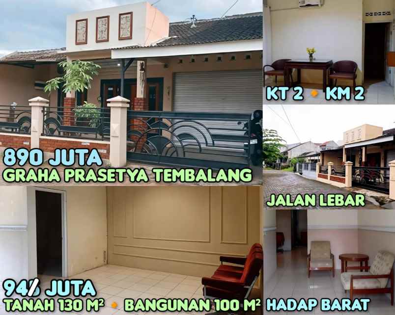 dijual rumah di graha prasetya tembalang semarang