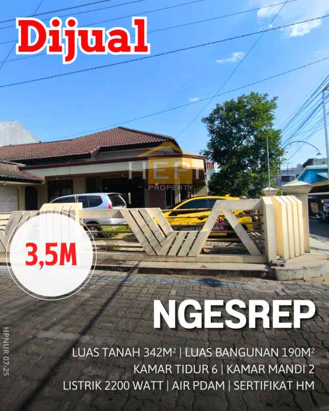 dijual rumah di ngesrep semarang
