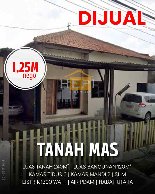 dijual rumah di tanah mas semarang
