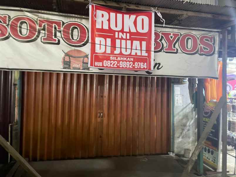 dijual rumah dijual ruko 1 pintu di
