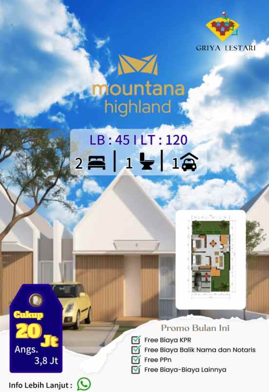 dijual rumah gondoriyo nglaiyan