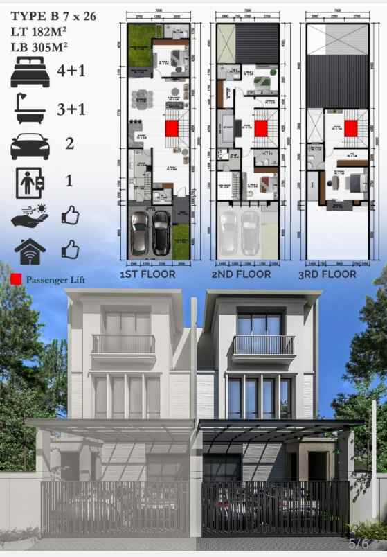 dijual rumah graha famili