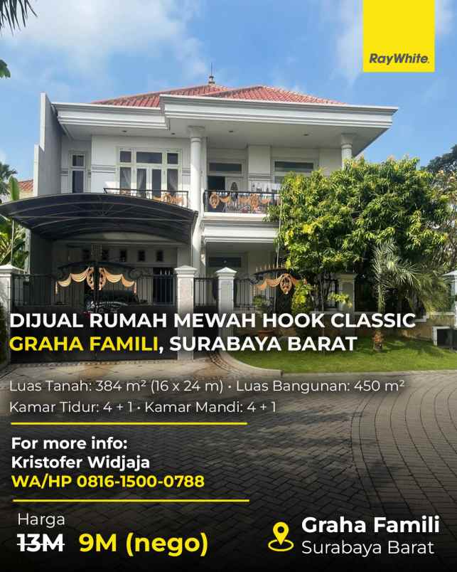 dijual rumah graha famili