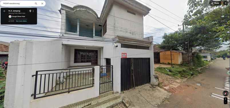 dijual rumah hwqr jw7 jl jampang
