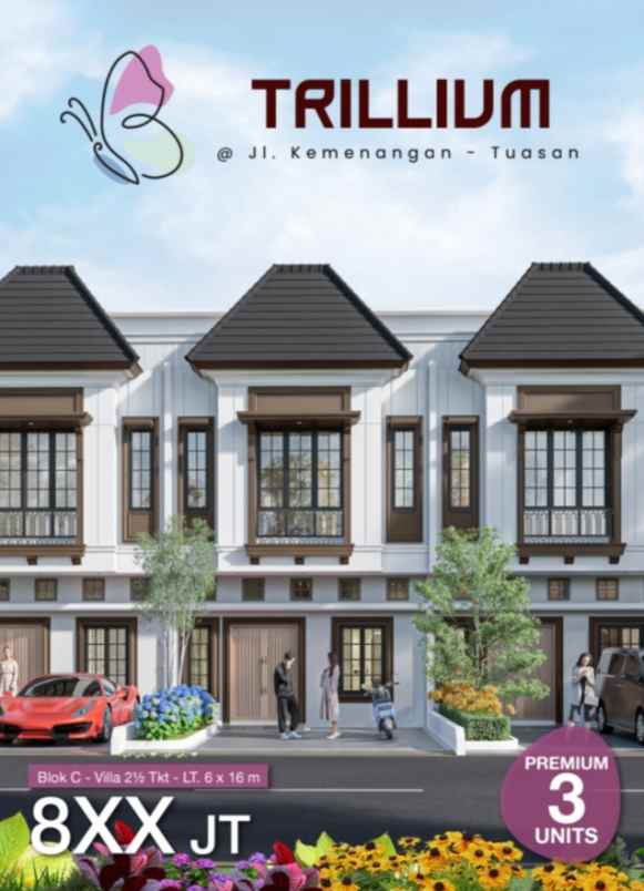 dijual rumah jalan kemenangan dekat