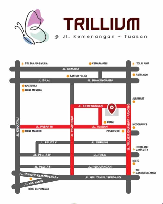 dijual rumah jalan kemenangan dekat