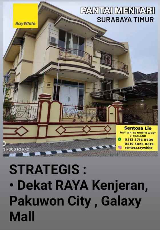 dijual rumah jalan pantai mentari