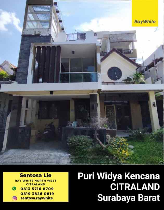 dijual rumah jalan puri widya kencana